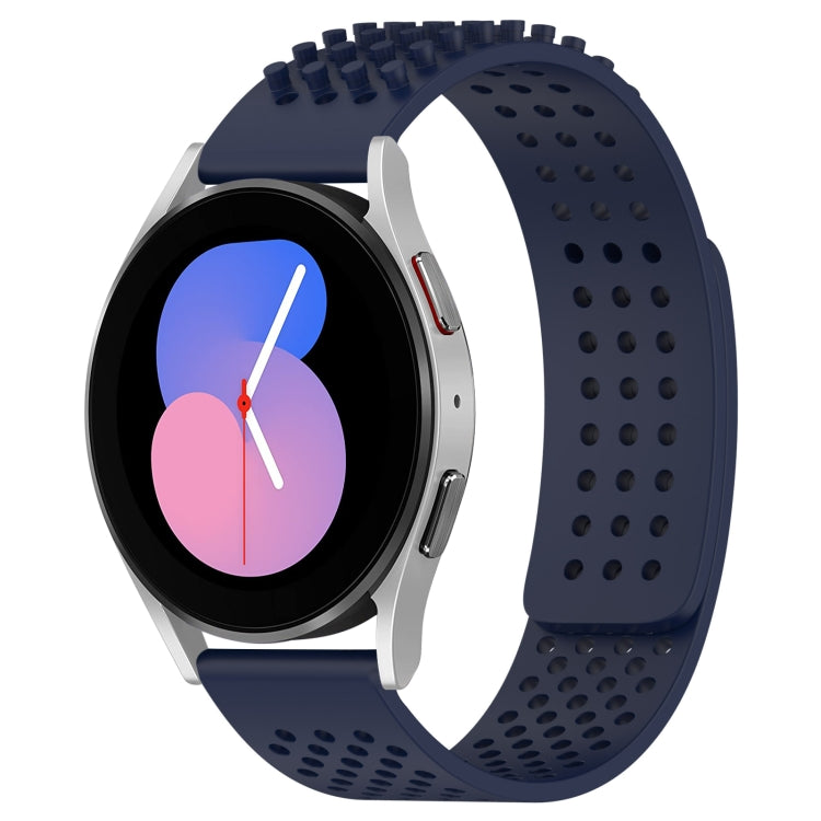20mm Holes Breathable 3D Dots Silicone Watch Band, For Samsung Galaxy Watch 5  40mm