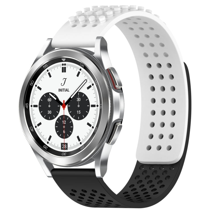 20mm Holes Breathable 3D Dots Silicone Watch Band, For Samsung  Galaxy Watch 4 Classic 42mm