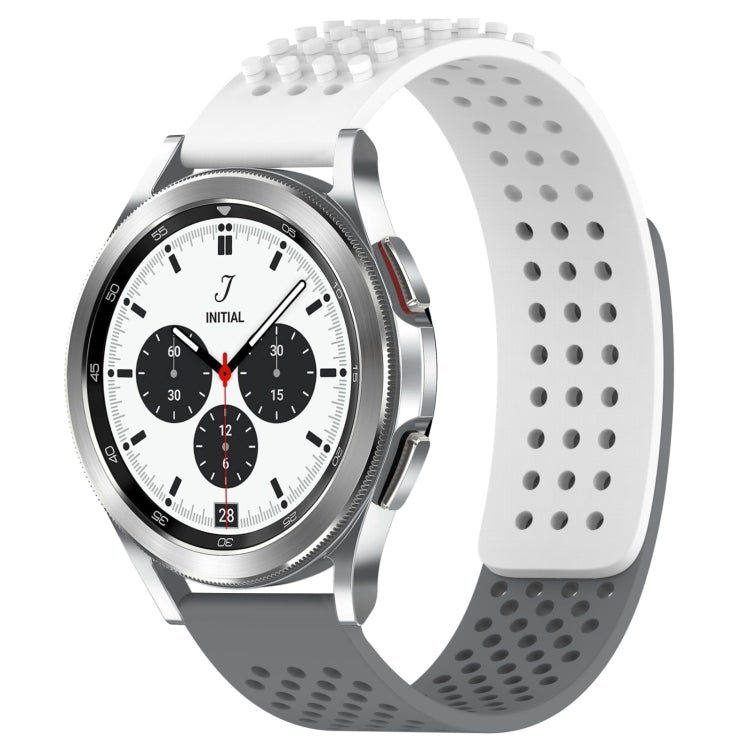 20mm Holes Breathable 3D Dots Silicone Watch Band, For Samsung  Galaxy Watch 4 Classic 42mm