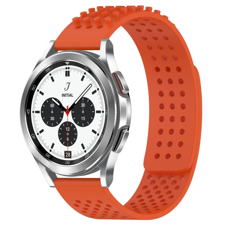 20mm Holes Breathable 3D Dots Silicone Watch Band, For Samsung  Galaxy Watch 4 Classic 42mm