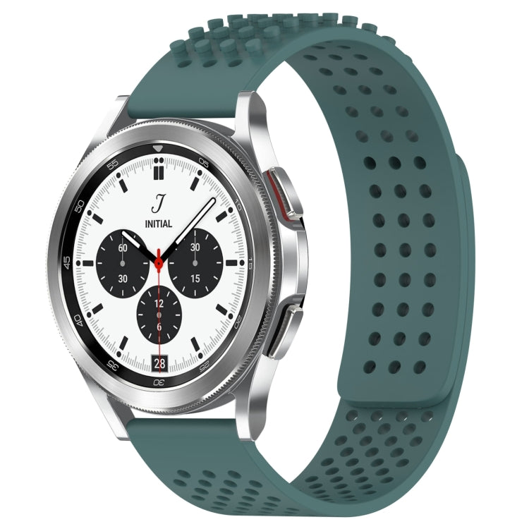 20mm Holes Breathable 3D Dots Silicone Watch Band, For Samsung  Galaxy Watch 4 Classic 42mm