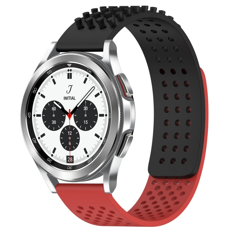 20mm Holes Breathable 3D Dots Silicone Watch Band, For Samsung  Galaxy Watch 4 Classic 42mm