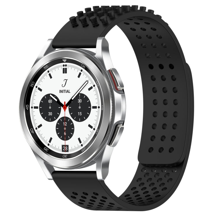 20mm Holes Breathable 3D Dots Silicone Watch Band, For Samsung  Galaxy Watch 4 Classic 42mm