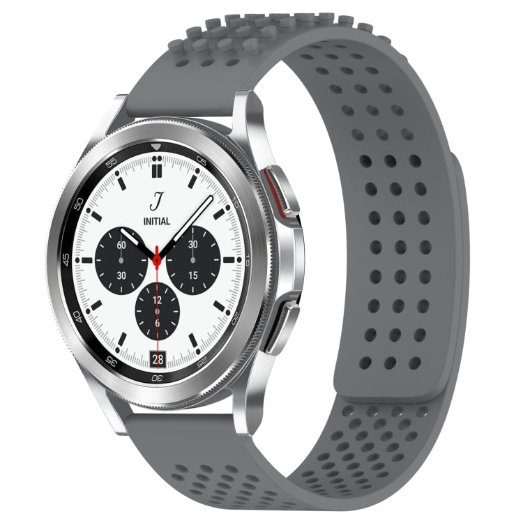 20mm Holes Breathable 3D Dots Silicone Watch Band, For Samsung  Galaxy Watch 4 Classic 42mm