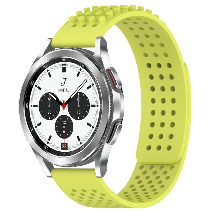 20mm Holes Breathable 3D Dots Silicone Watch Band, For Samsung  Galaxy Watch 4 Classic 42mm