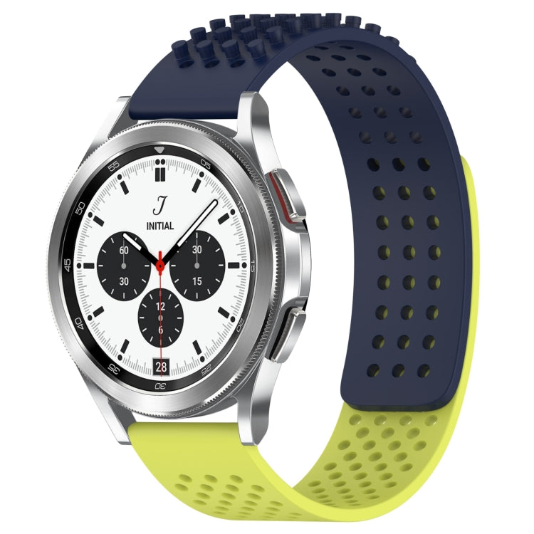 20mm Holes Breathable 3D Dots Silicone Watch Band, For Samsung  Galaxy Watch 4 Classic 42mm