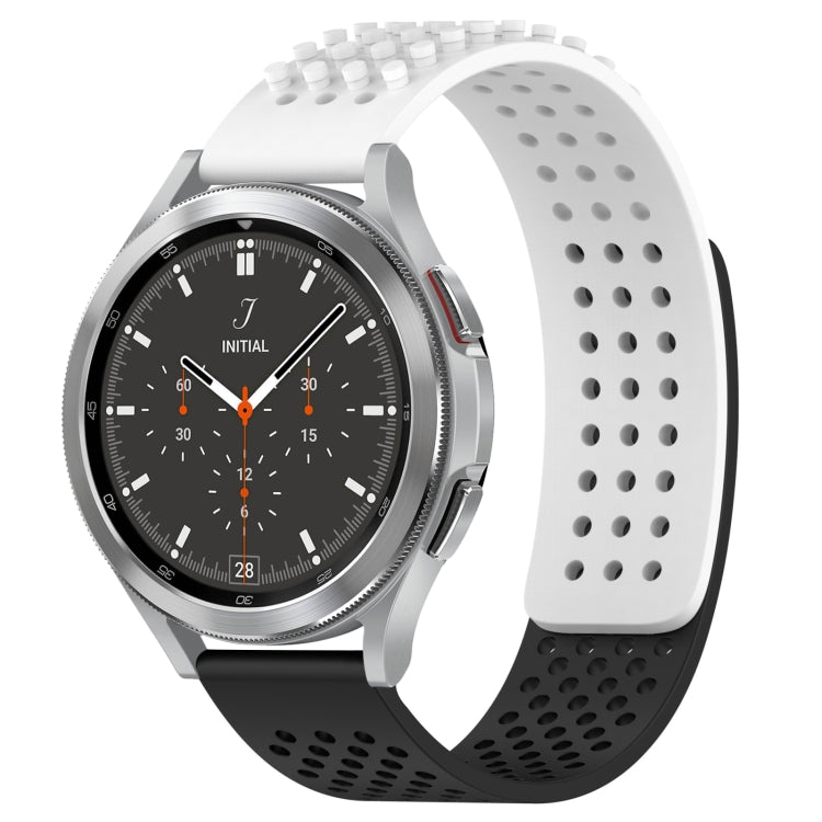 20mm Holes Breathable 3D Dots Silicone Watch Band, For Samsung  Galaxy Watch 4 Classic 46mm