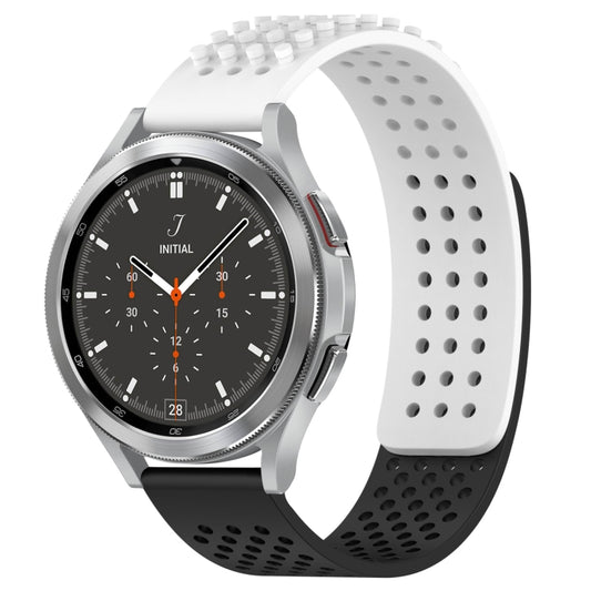 20mm Holes Breathable 3D Dots Silicone Watch Band, For Samsung  Galaxy Watch 4 Classic 46mm