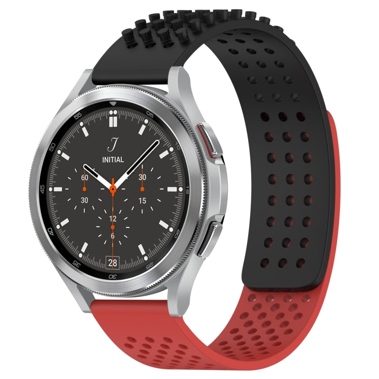 20mm Holes Breathable 3D Dots Silicone Watch Band, For Samsung  Galaxy Watch 4 Classic 46mm