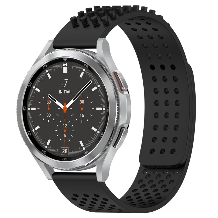 20mm Holes Breathable 3D Dots Silicone Watch Band, For Samsung  Galaxy Watch 4 Classic 46mm