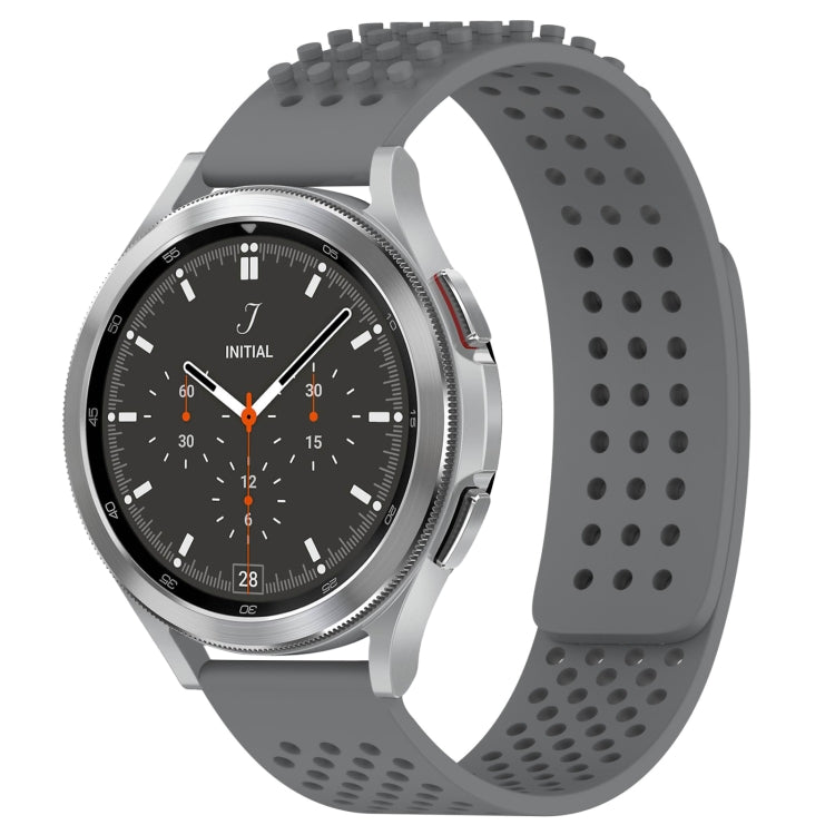 20mm Holes Breathable 3D Dots Silicone Watch Band, For Samsung  Galaxy Watch 4 Classic 46mm