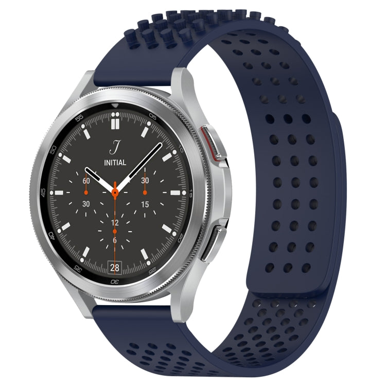 20mm Holes Breathable 3D Dots Silicone Watch Band, For Samsung  Galaxy Watch 4 Classic 46mm