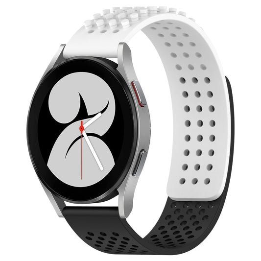 20mm Holes Breathable 3D Dots Silicone Watch Band, For Samsung Galaxy Watch 4 40mm