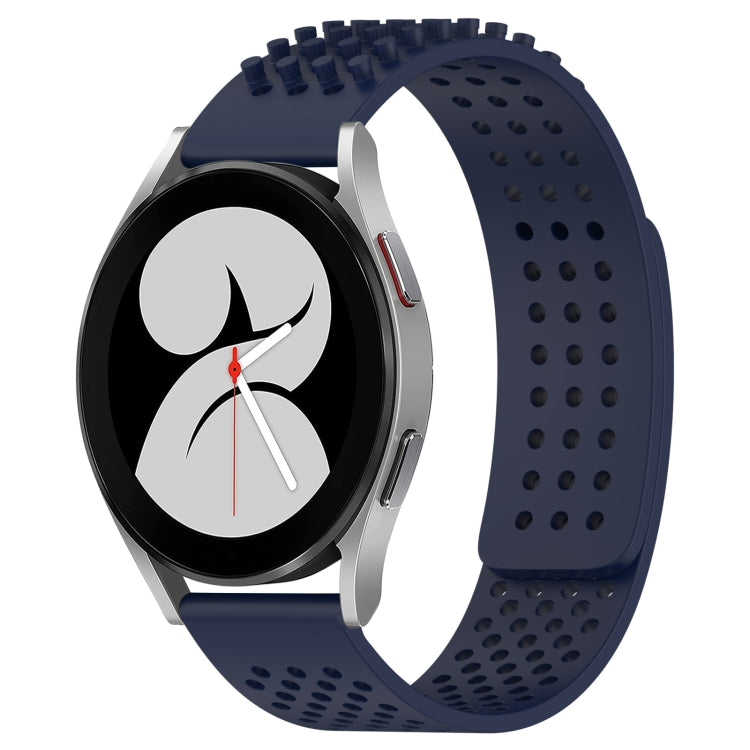 20mm Holes Breathable 3D Dots Silicone Watch Band, For Samsung Galaxy Watch 4 40mm
