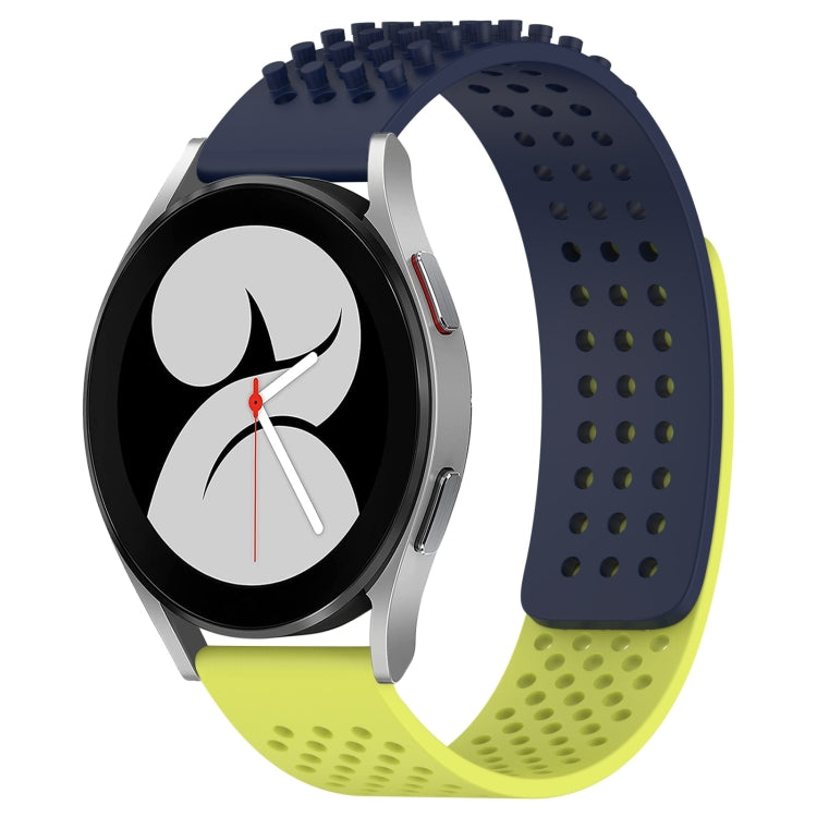 20mm Holes Breathable 3D Dots Silicone Watch Band, For Samsung Galaxy Watch 4 40mm