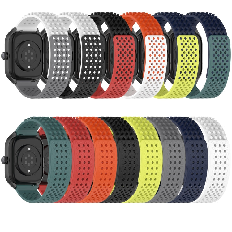 20mm Holes Breathable 3D Dots Silicone Watch Band, For Samsung  Galaxy Watch 4 Classic 42mm