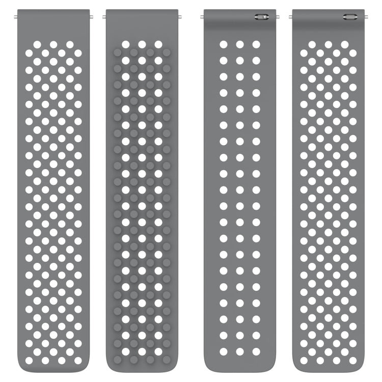 20mm Holes Breathable 3D Dots Silicone Watch Band, For Samsung Galaxy Watch 5 Pro  45mm