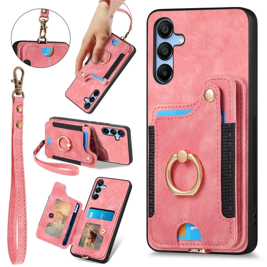 Retro Skin-feel Ring Multi-card Wallet Phone Case, For Samsung Galaxy A05s, For Samsung Galaxy A25, For Samsung Galaxy S23 FE 5G, For Samsung Galaxy Note20  Ultra