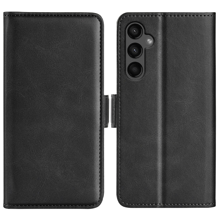 Dual-side Magnetic Buckle Horizontal Flip Leather Phone Case, For Samsung Galaxy S24+ 5G, For Samsung Galaxy S24 5G, For Samsung Galaxy A15, For Samsung Galaxy A05, For Samsung Galaxy A05s