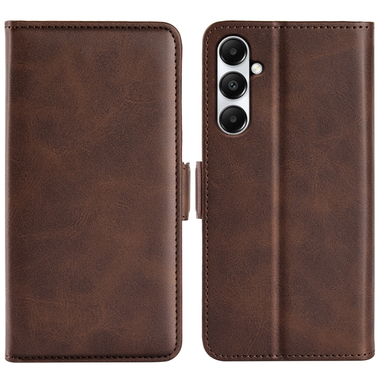 Dual-side Magnetic Buckle Horizontal Flip Leather Phone Case, For Samsung Galaxy S24+ 5G, For Samsung Galaxy S24 5G, For Samsung Galaxy A15, For Samsung Galaxy A05, For Samsung Galaxy A05s