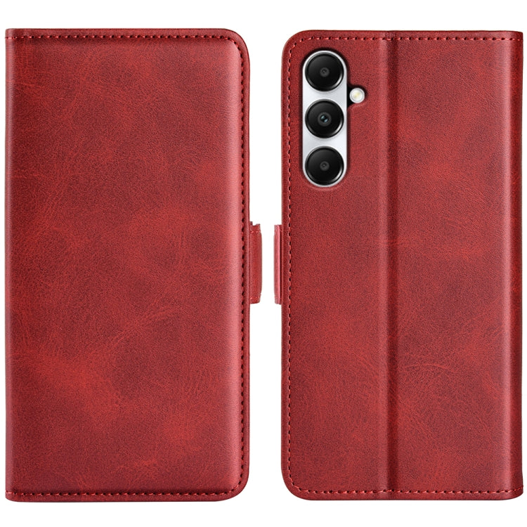 Dual-side Magnetic Buckle Horizontal Flip Leather Phone Case, For Samsung Galaxy S24+ 5G, For Samsung Galaxy S24 5G, For Samsung Galaxy A15, For Samsung Galaxy A05, For Samsung Galaxy A05s