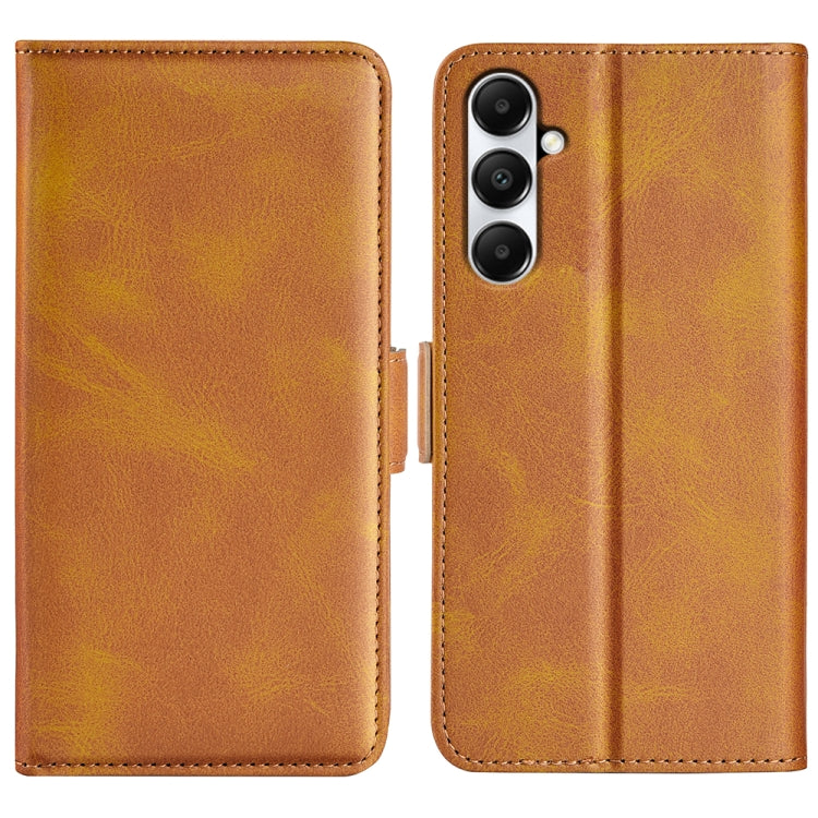 Dual-side Magnetic Buckle Horizontal Flip Leather Phone Case, For Samsung Galaxy S24+ 5G, For Samsung Galaxy S24 5G, For Samsung Galaxy A15, For Samsung Galaxy A05, For Samsung Galaxy A05s