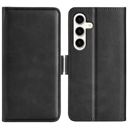 Dual-side Magnetic Buckle Horizontal Flip Leather Phone Case, For Samsung Galaxy S24+ 5G, For Samsung Galaxy S24 5G, For Samsung Galaxy A15, For Samsung Galaxy A05, For Samsung Galaxy A05s