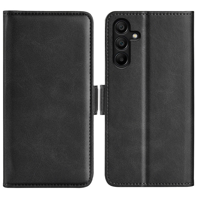 Dual-side Magnetic Buckle Horizontal Flip Leather Phone Case, For Samsung Galaxy S24 FE 5G, For Samsung Galaxy M55 5G, For Samsung Galaxy M15 5G, For Samsung Galaxy A55, For Samsung Galaxy A35, For Samsung Galaxy S24 Ultra 5G