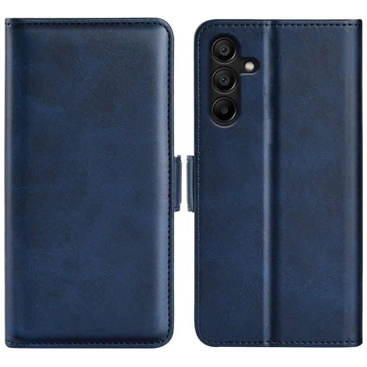 Dual-side Magnetic Buckle Horizontal Flip Leather Phone Case, For Samsung Galaxy S24 FE 5G, For Samsung Galaxy M55 5G, For Samsung Galaxy M15 5G, For Samsung Galaxy A55, For Samsung Galaxy A35, For Samsung Galaxy S24 Ultra 5G