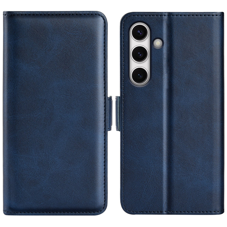 Dual-side Magnetic Buckle Horizontal Flip Leather Phone Case, For Samsung Galaxy S24 FE 5G, For Samsung Galaxy M55 5G, For Samsung Galaxy M15 5G, For Samsung Galaxy A55, For Samsung Galaxy A35, For Samsung Galaxy S24 Ultra 5G