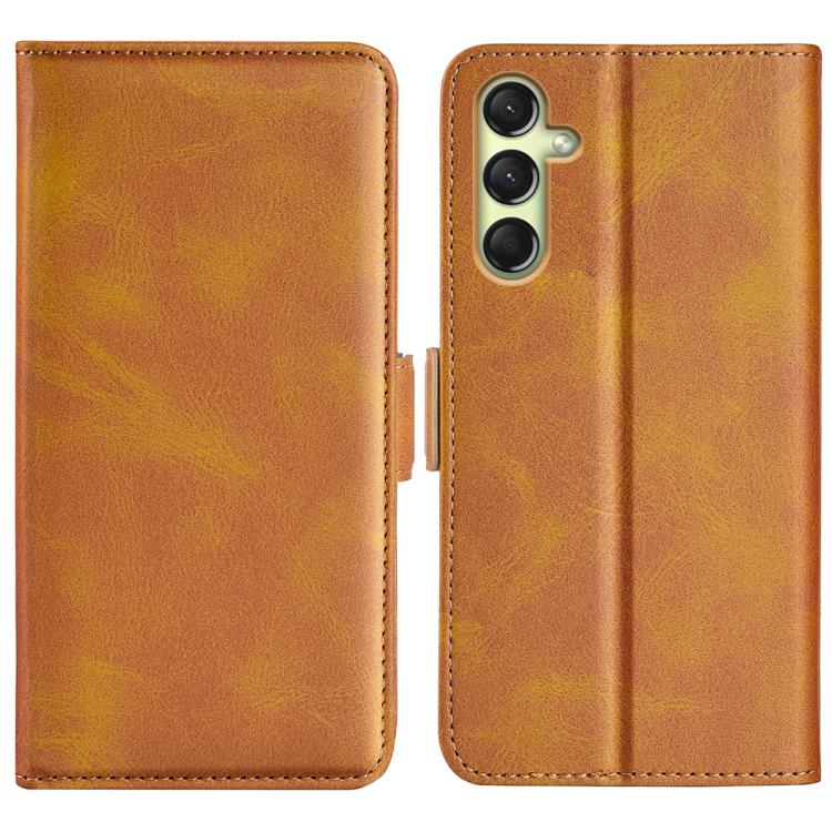 Dual-side Magnetic Buckle Horizontal Flip Leather Phone Case, For Samsung Galaxy A26, For Samsung Galaxy A36, For Samsung Galaxy S25 5G, For Samsung Galaxy S25+ 5G, For Samsung Galaxy S25 Ultra 5G, For Samsung Galaxy A16