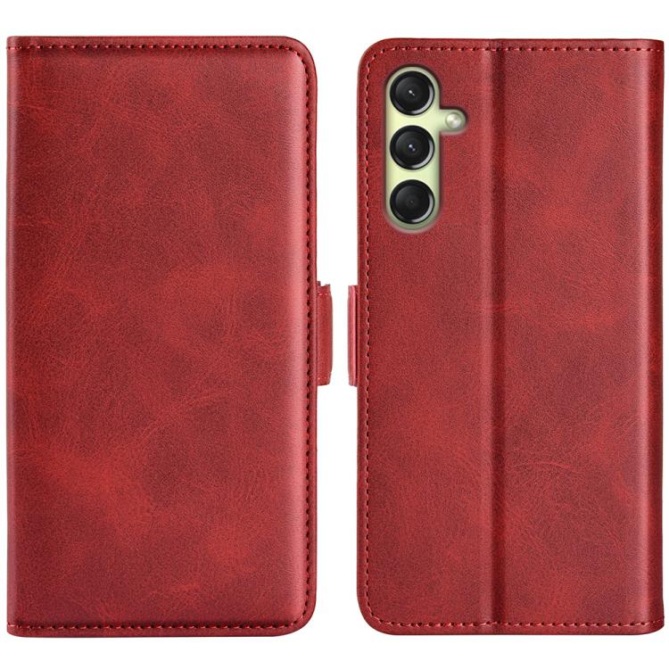 Dual-side Magnetic Buckle Horizontal Flip Leather Phone Case, For Samsung Galaxy A26, For Samsung Galaxy A36, For Samsung Galaxy S25 5G, For Samsung Galaxy S25+ 5G, For Samsung Galaxy S25 Ultra 5G, For Samsung Galaxy A16