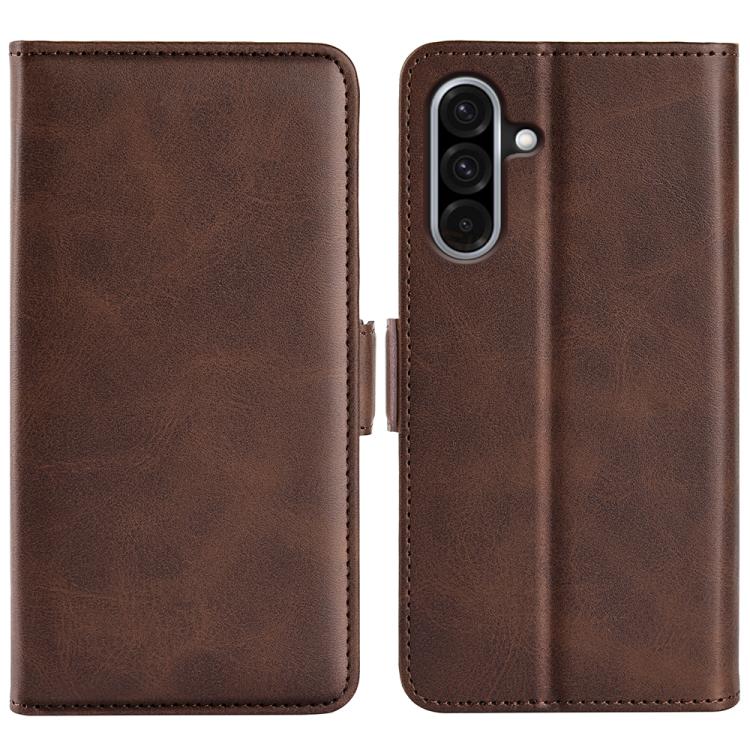 Dual-side Magnetic Buckle Horizontal Flip Leather Phone Case, For Samsung Galaxy A26, For Samsung Galaxy A36, For Samsung Galaxy S25 5G, For Samsung Galaxy S25+ 5G, For Samsung Galaxy S25 Ultra 5G, For Samsung Galaxy A16