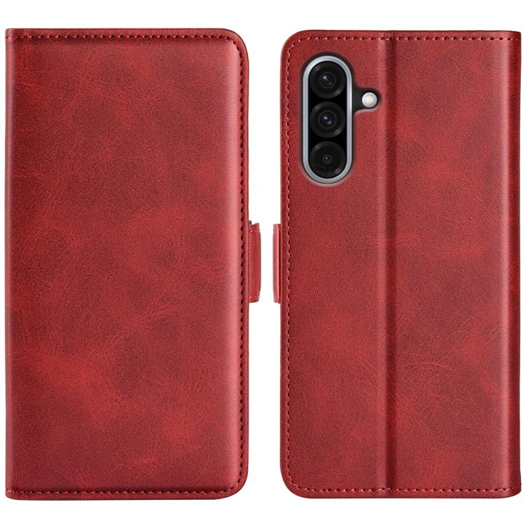 Dual-side Magnetic Buckle Horizontal Flip Leather Phone Case, For Samsung Galaxy A26, For Samsung Galaxy A36, For Samsung Galaxy S25 5G, For Samsung Galaxy S25+ 5G, For Samsung Galaxy S25 Ultra 5G, For Samsung Galaxy A16