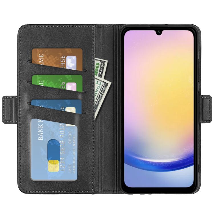 Dual-side Magnetic Buckle Horizontal Flip Leather Phone Case, For Samsung Galaxy A26, For Samsung Galaxy A36, For Samsung Galaxy S25 5G, For Samsung Galaxy S25+ 5G, For Samsung Galaxy S25 Ultra 5G, For Samsung Galaxy A16