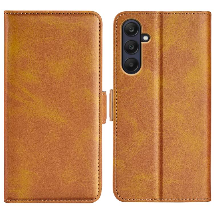 Dual-side Magnetic Buckle Horizontal Flip Leather Phone Case, For Samsung Galaxy A26, For Samsung Galaxy A36, For Samsung Galaxy S25 5G, For Samsung Galaxy S25+ 5G, For Samsung Galaxy S25 Ultra 5G, For Samsung Galaxy A16