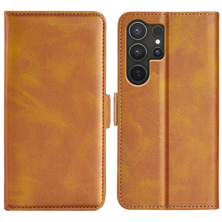 Dual-side Magnetic Buckle Horizontal Flip Leather Phone Case, For Samsung Galaxy A26, For Samsung Galaxy A36, For Samsung Galaxy S25 5G, For Samsung Galaxy S25+ 5G, For Samsung Galaxy S25 Ultra 5G, For Samsung Galaxy A16