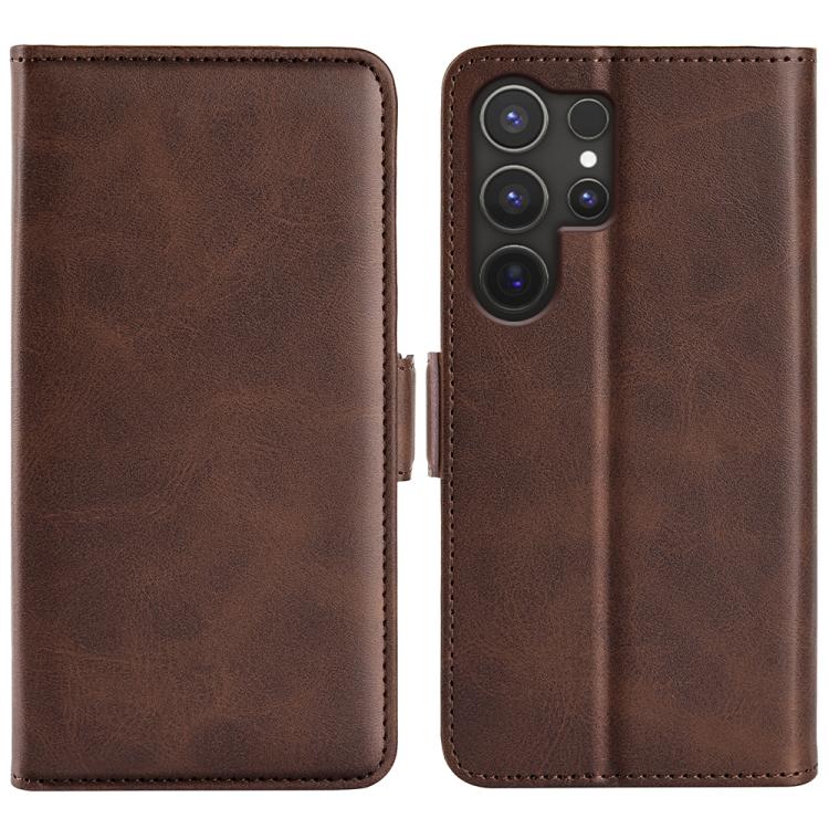 Dual-side Magnetic Buckle Horizontal Flip Leather Phone Case, For Samsung Galaxy A26, For Samsung Galaxy A36, For Samsung Galaxy S25 5G, For Samsung Galaxy S25+ 5G, For Samsung Galaxy S25 Ultra 5G, For Samsung Galaxy A16