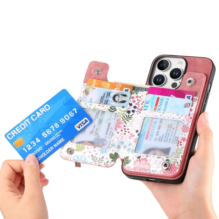 Retro Painted Zipper Wallet Back Phone Case, For iPhone 16 Pro Max, For iPhone 16 Pro, For iPhone 16 Plus, For iPhone 16, For iPhone 13 Pro Max