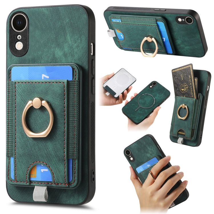 Retro Splitable Magnetic Card Bag Leather Phone Case, For iPhone 11, For iPhone 11 Pro, For iPhone X / XS, For iPhone XR, For iPhone XS Max