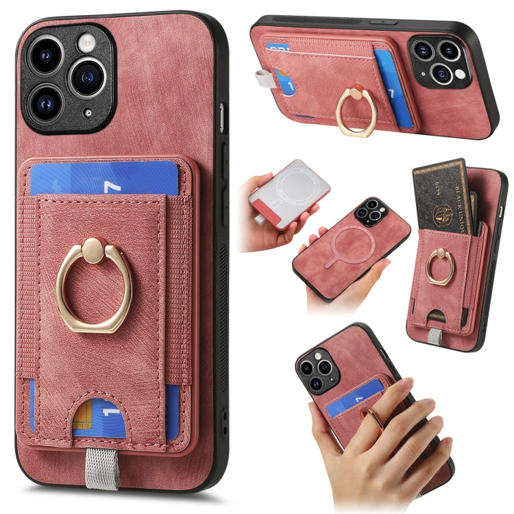 Retro Splitable Magnetic Card Bag Leather Phone Case, For iPhone 11, For iPhone 11 Pro, For iPhone X / XS, For iPhone XR, For iPhone XS Max