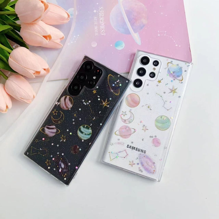 Cosmic Star Glitter Epoxy TPU Phone Case, For Samsung Galaxy S25 Ultra 5G, For Samsung Galaxy A16 5G, For Samsung Galaxy S24 FE 5G, For Samsung Galaxy A15, For Samsung Galaxy A55, For Samsung Galaxy A35, For Samsung Galaxy S24 Ultra 5G