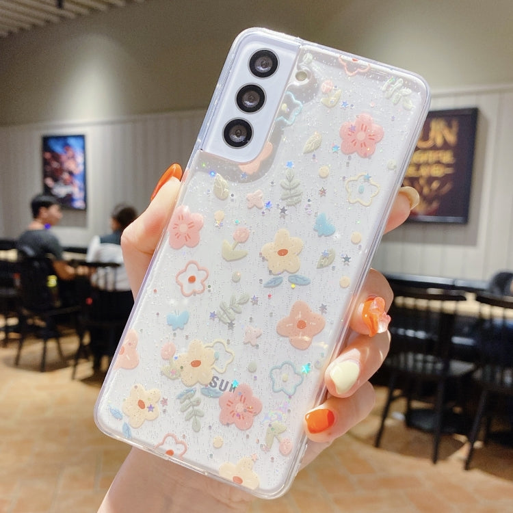 Fresh Small Floral Epoxy TPU Phone Case, For Samsung Galaxy S24+ 5G, For Samsung Galaxy S24 5G, For Samsung Galaxy A05s, For Samsung Galaxy A25, For Samsung Galaxy S23 FE 5G