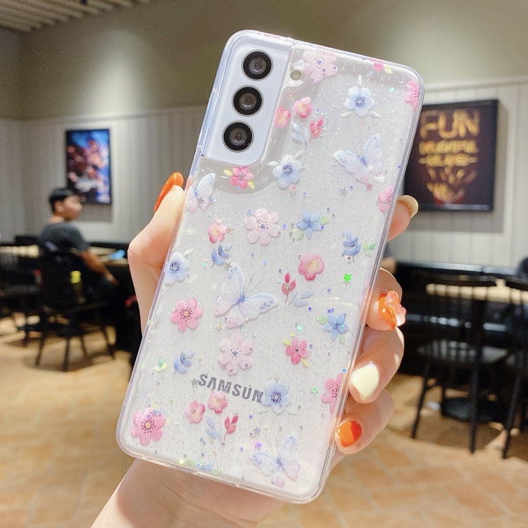 Fresh Small Floral Epoxy TPU Phone Case, For Samsung Galaxy A24 5G, For Samsung Galaxy A34 5G, For Samsung Galaxy A54 5G, For Samsung Galaxy S23 Ultra 5G, For Samsung Galaxy S23+ 5G