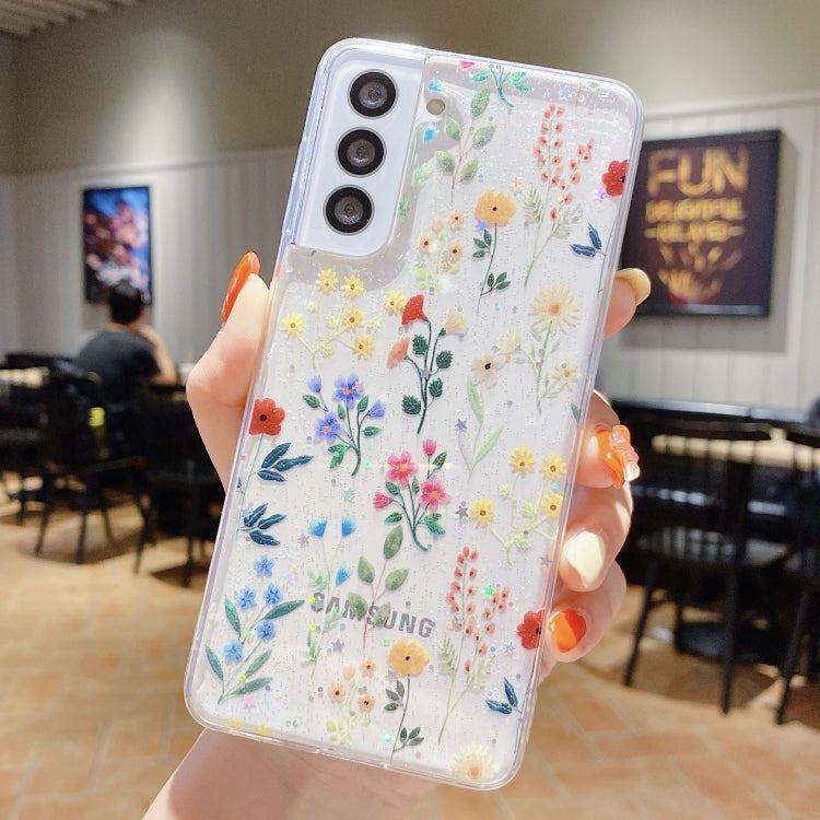 Fresh Small Floral Epoxy TPU Phone Case, For Samsung Galaxy A24 5G, For Samsung Galaxy A34 5G, For Samsung Galaxy A54 5G, For Samsung Galaxy S23 Ultra 5G, For Samsung Galaxy S23+ 5G