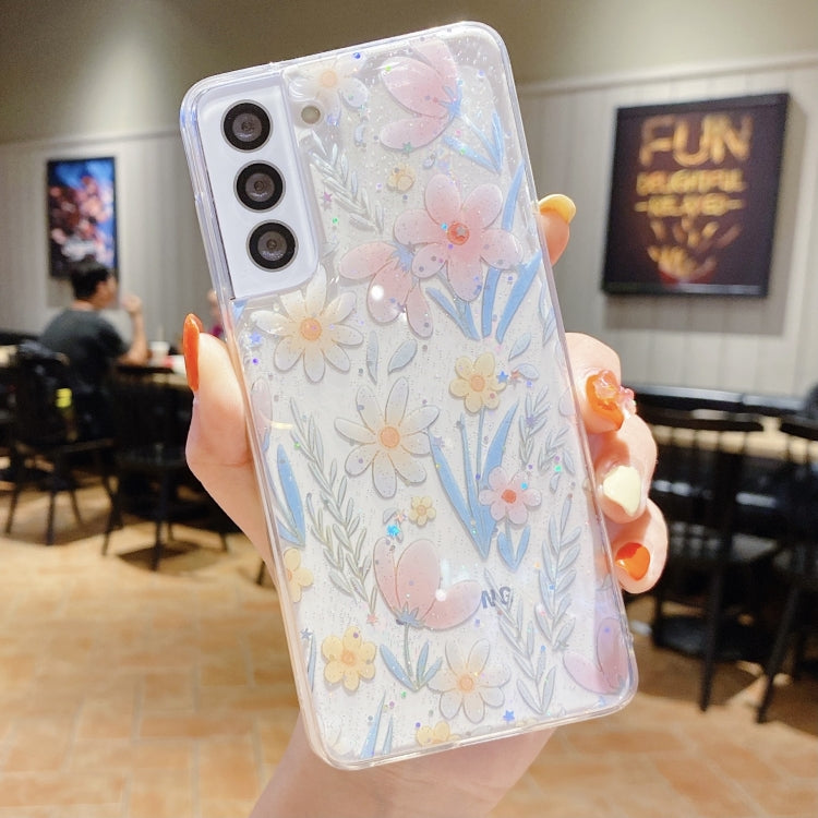 Fresh Small Floral Epoxy TPU Phone Case, For Samsung Galaxy A24 5G, For Samsung Galaxy A34 5G, For Samsung Galaxy A54 5G, For Samsung Galaxy S23 Ultra 5G, For Samsung Galaxy S23+ 5G