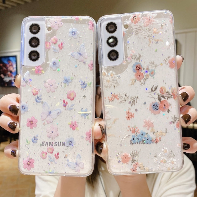 Fresh Small Floral Epoxy TPU Phone Case, For Samsung Galaxy S24+ 5G, For Samsung Galaxy S24 5G, For Samsung Galaxy A05s, For Samsung Galaxy A25, For Samsung Galaxy S23 FE 5G