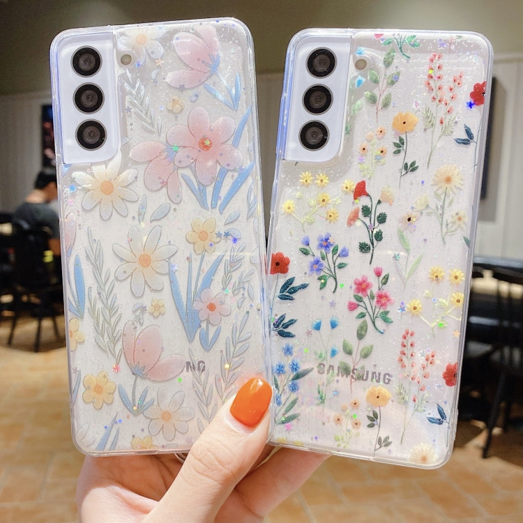 Fresh Small Floral Epoxy TPU Phone Case, For Samsung Galaxy S24+ 5G, For Samsung Galaxy S24 5G, For Samsung Galaxy A05s, For Samsung Galaxy A25, For Samsung Galaxy S23 FE 5G