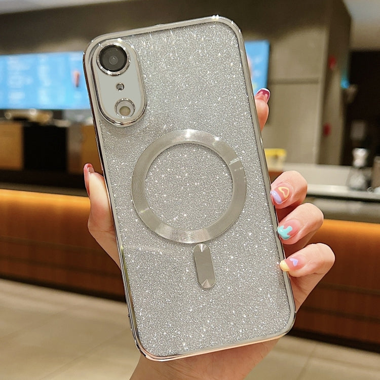 Glitter Electroplating MagSafe TPU Phone Case, For iPhone 11 Pro, For iPhone XR, For iPhone XS Max, For iPhone SE 2022 / 7 / 8