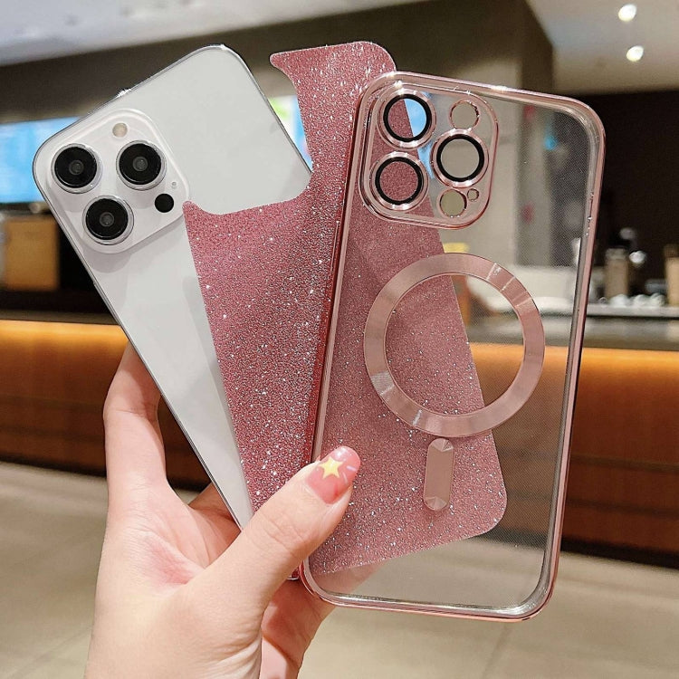 Glitter Electroplating MagSafe TPU Phone Case, For iPhone 14 Plus, For iPhone 14, For iPhone 14 Pro, For iPhone 14 Pro Max